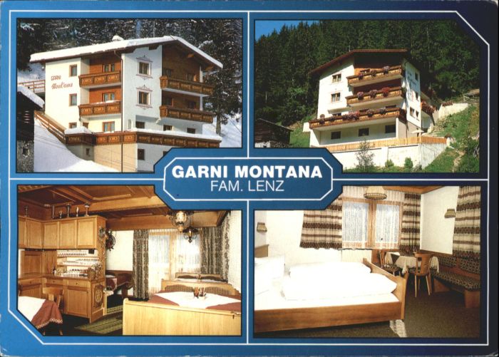 Kappl Tirol Kappl-Wiese Garni Montana Paznauntal