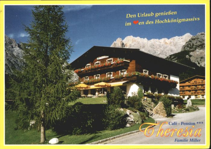 Maria Alm Steinernen Meer Maria Alm Hinterthal Salzburger Land Cafe Pension Ther