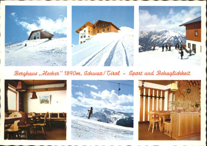 Schwarz Tirol Berghaus Hecher