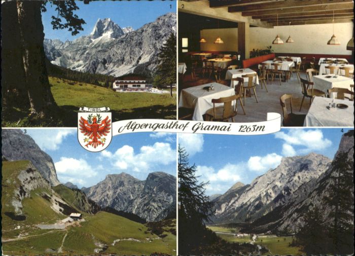 Pertisau Achensee Alpengasthof Gramai Falzthurntal Karwendelgebirge