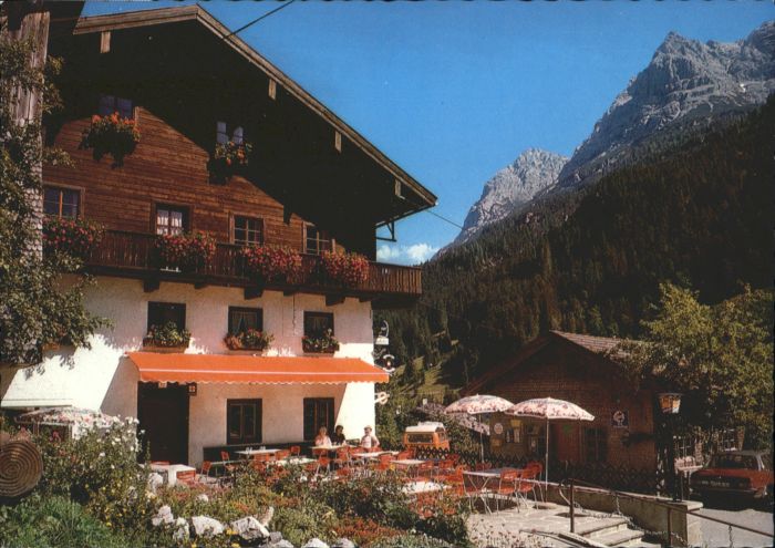 Hinterhornbach Lechtal Tirol Gasthof Adler