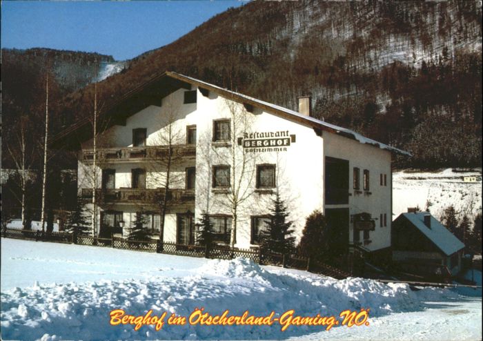 Gaming Hotel Restaurant Berghof oetscherland