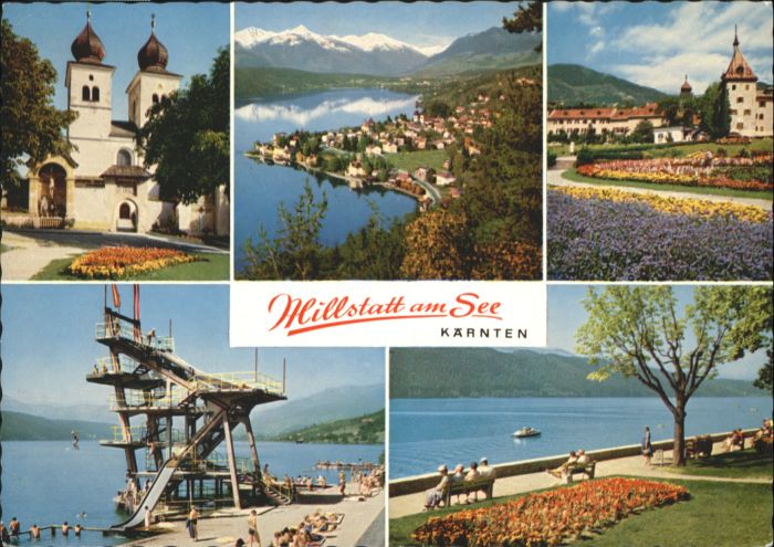 Millstatt Millstaettersee Millstatt See Kaernten Strandbad