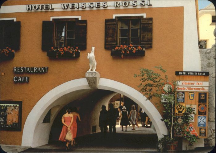 St Wolfgang Wolfgangsee Salzkammergut Hotel Weisses Roessl