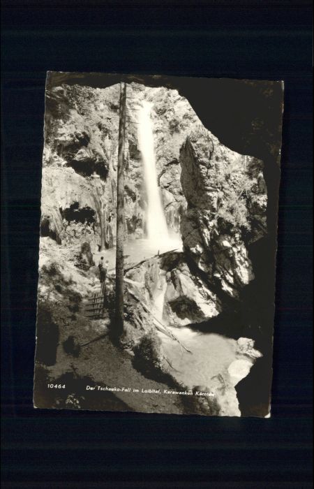 Ferlach Kaernten Loibltal Kaernten Karawanken Tschauko-Fall