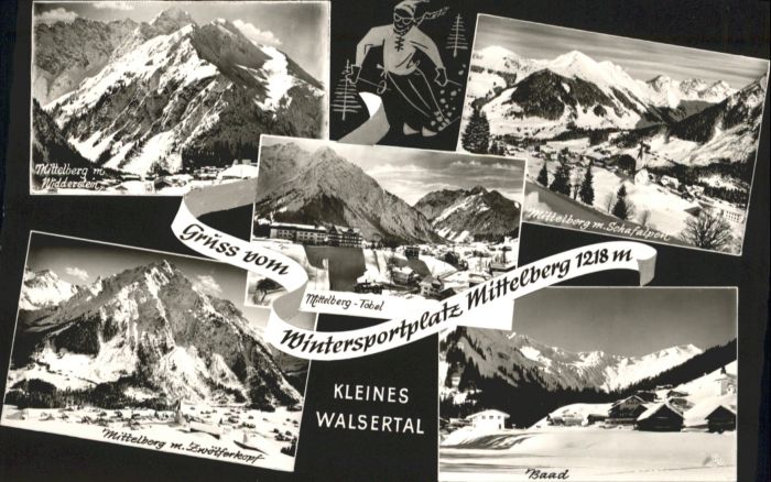 Mittelberg Kleinwalsertal Baad Tobel Widderstein