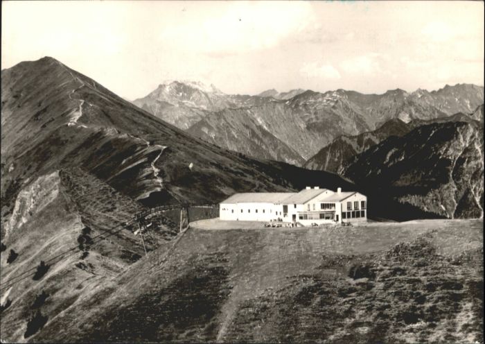 Kleinwalsertal Riezlern Kanzelwandbahn Gaststaette Nebelhorn