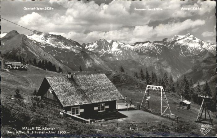 Mallnitz Kaernten kilift Häusler-Alm *