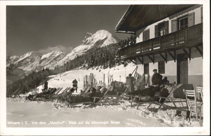 Moesern . T. Menthof Mieminger Berge