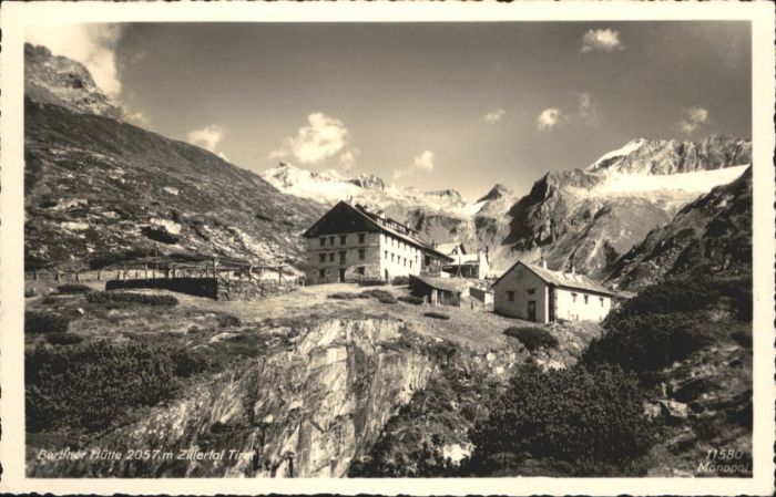 Zillertal Tirol Berliner Hütte