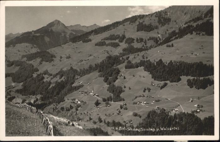 Sonntag Buchboden Sonntag Grosswalsertal