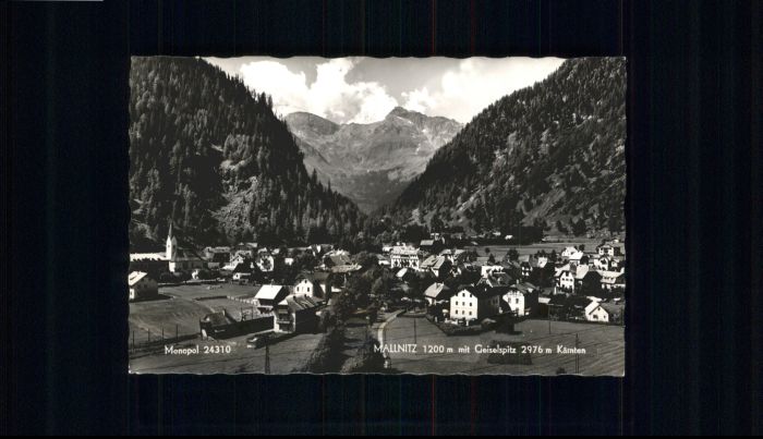 Mallnitz Kaernten Mallnitz Geiselspitz Kärnten