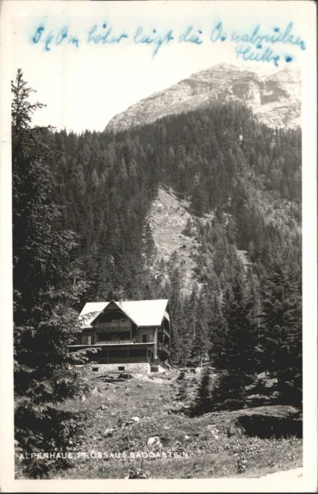 Badgastein Alpenhaus Prossau