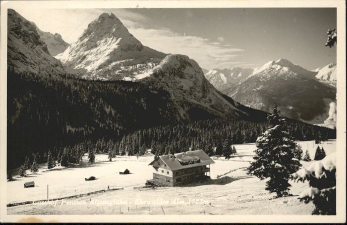 Ehrwald Tirol Ehrwalder Alm Gasthof-Pension Alpenglüh