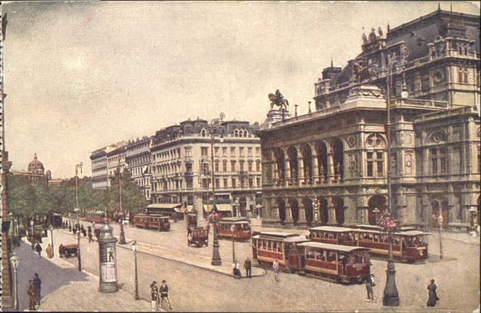 Wien Strassenbahn Oper Opernring