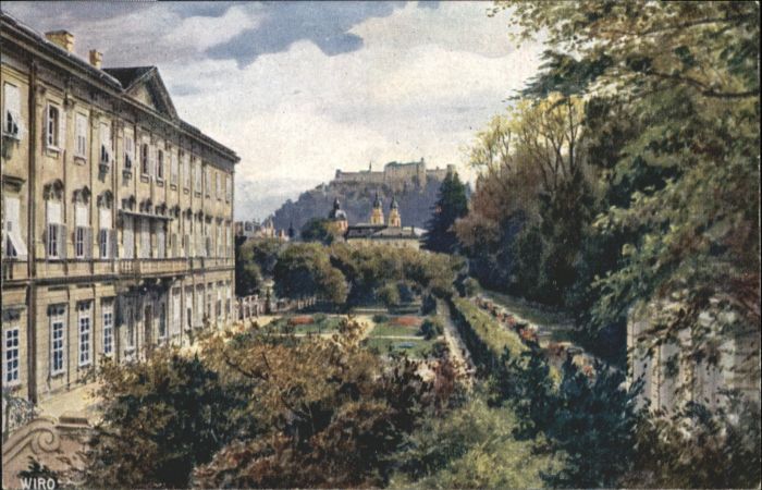 Salzburg Oesterreich Salzburg Mirabellgarten