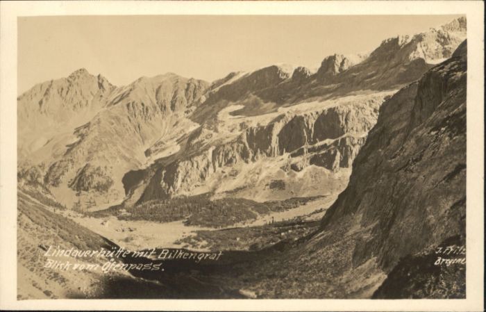 Lindauerhuette Lindauerhütte Bilkengrat Öfenpass *