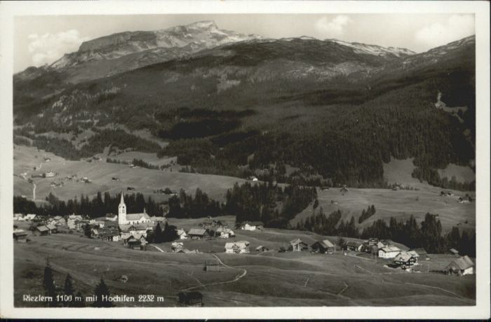 Riezlern Kleinwalsertal Vorarlberg Riezlern Kleinwalsertal Hochifen