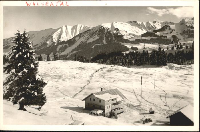 Hirschegg Kleinwalsertal Vorarlberg Hirschegg Kleinwalsertal Haus Kueren Waeldel