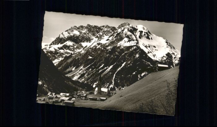Mittelberg Kleinwalsertal Widderstein Baerenkopf