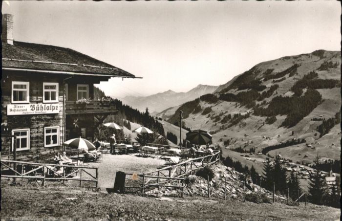Mittelberg Kleinwalsertal Gaststaette Buehlalpe x