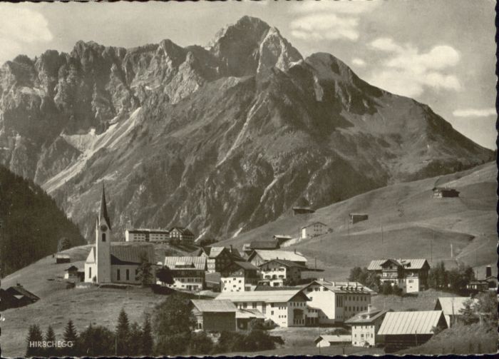Hirschegg Kleinwalsertal Vorarlberg Hirschegg Kleinwalsertal Widderstein