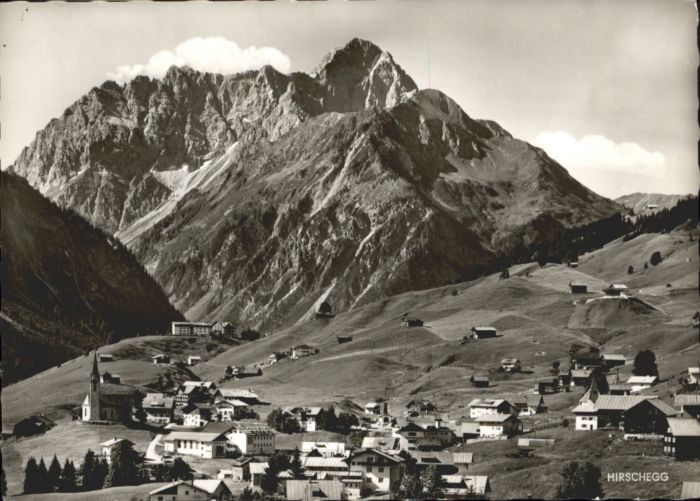Hirschegg Kleinwalsertal Vorarlberg Hirschegg Kleinwalsertal Widderstein