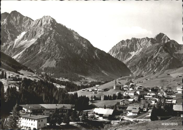 Hirschegg Kleinwalsertal Vorarlberg Hirschegg Kleinwalsertal Elferkopf Zwoelferk