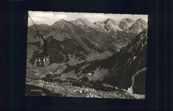 Mittelberg Kleinwalsertal Walmendingerhorn-Bahn Kanzelwand