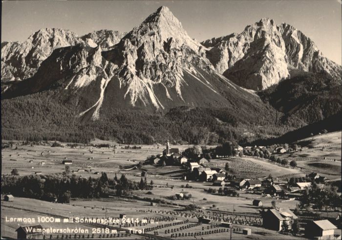 Lermoos Tirol Lermoos Sonnenspitze Wampeterschrofen T