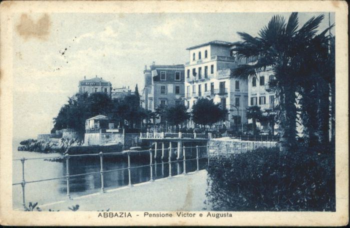 Opatija Abbazia Pensione Victor Augusta