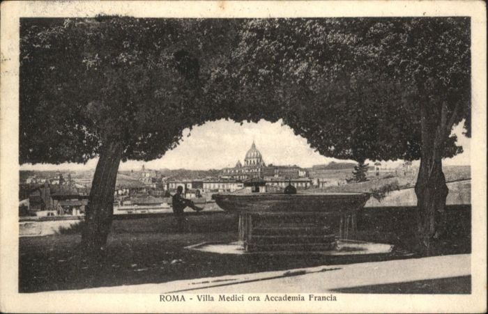 Rom Roma Roma Villa Medici Accademia Francia