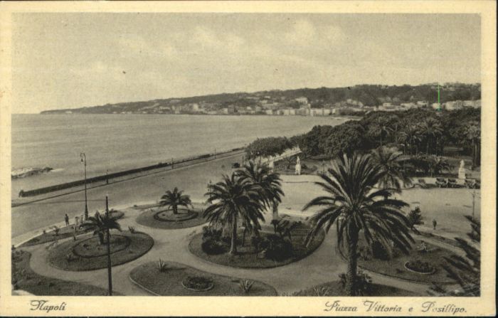 Napoli Neapel Napoli Piazza Vittoria Posillipo