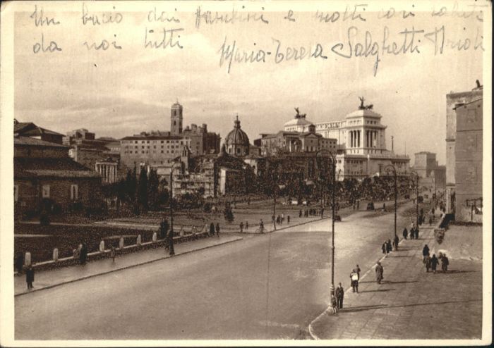 Rom Roma Roma Via dell Impero dal Colosseo