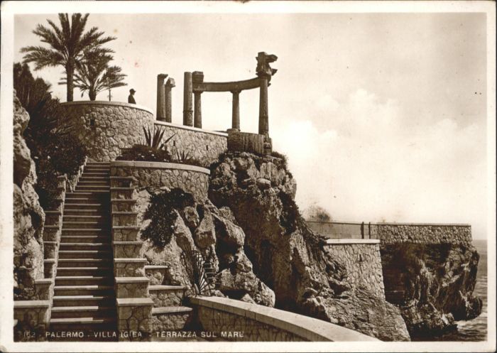 Palermo  Sicilia IT Palermo Villa Igiea Terrazza Sul Mare
