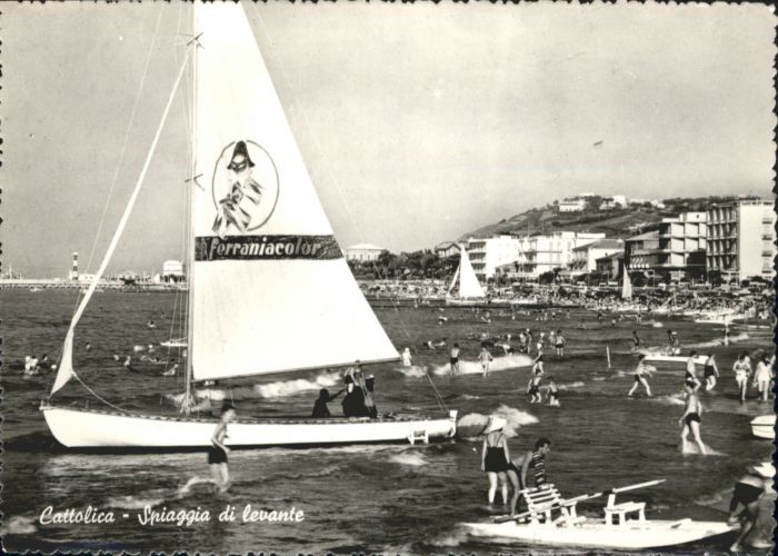 Cattolica Rimini Cattolica Plage Levant Schiff