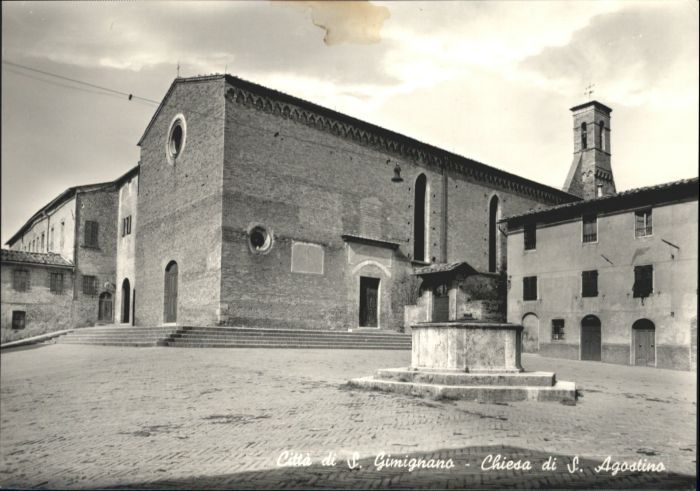 Citta S Gimignano Chiesa S Agostino