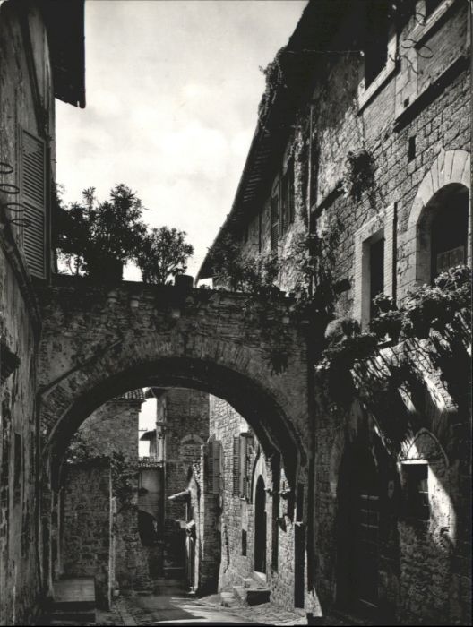 Assisi Umbria Caratteristica via Mediovale