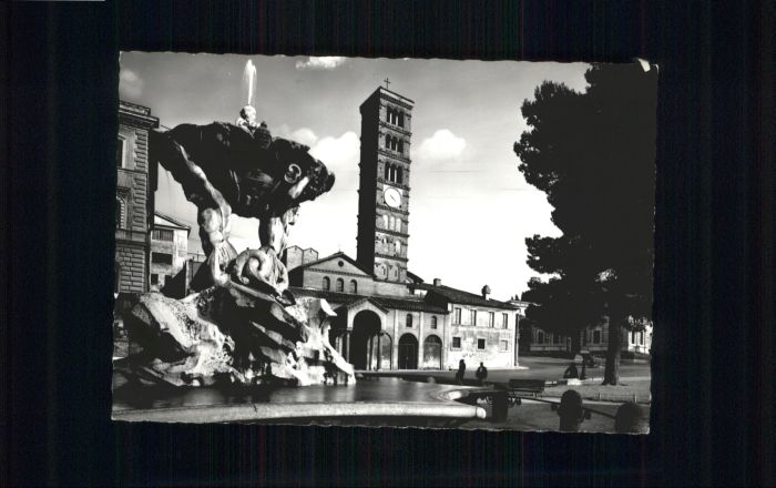 Rom Roma Roma Chiesa S Maria Brunnen