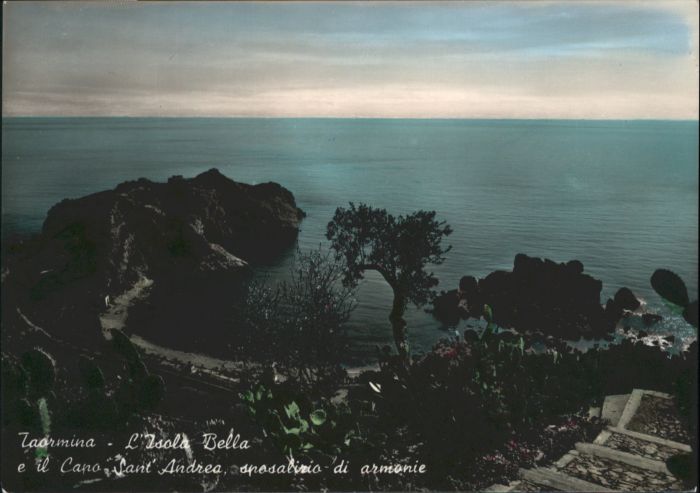 Taormina Sizilien Taormina Capo San Andrea