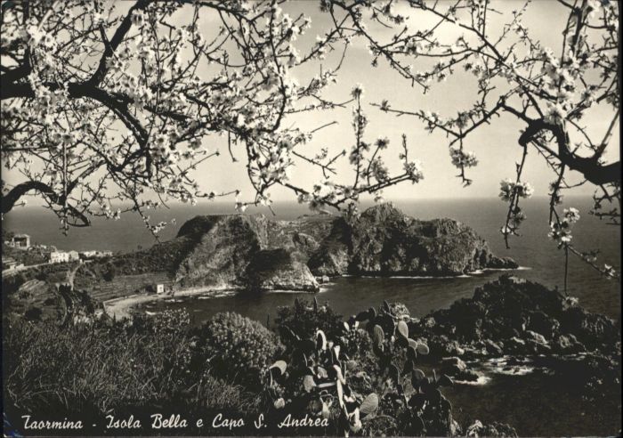 Taormina Sizilien Taormina Isola Bella Capo San Andrea