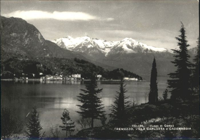 Tremezzo Lago di Como Villa Carlotta Cadenabbia