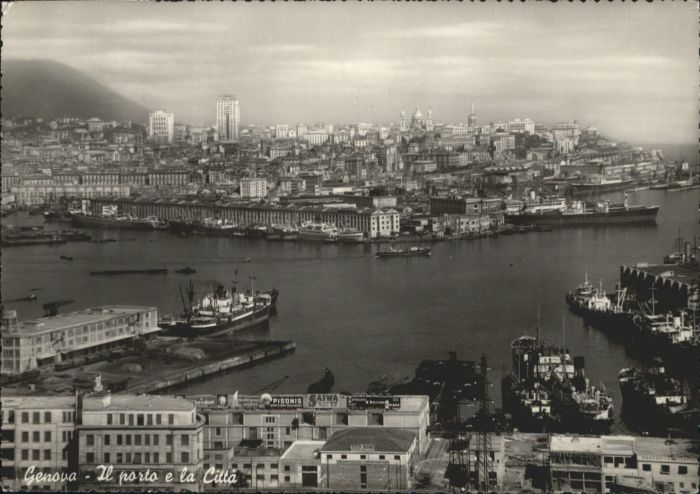 Genova Genua Liguria Genova Porto la Citta Schiff