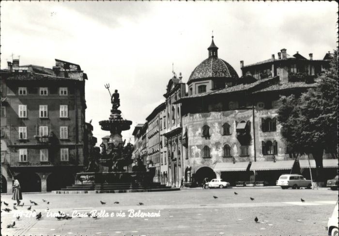 Trento Casa Rella via Belenzani Brunnen