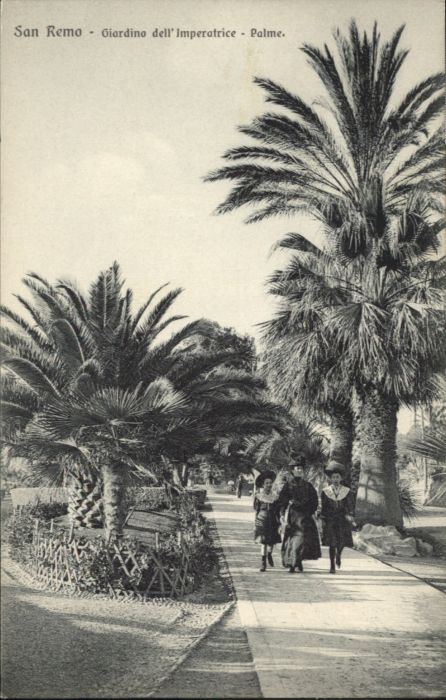 San Remo Giardino dell Imperatrice Palme
