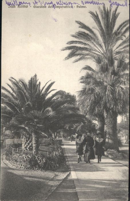 San Remo Giardino dell Imperatrice Palme