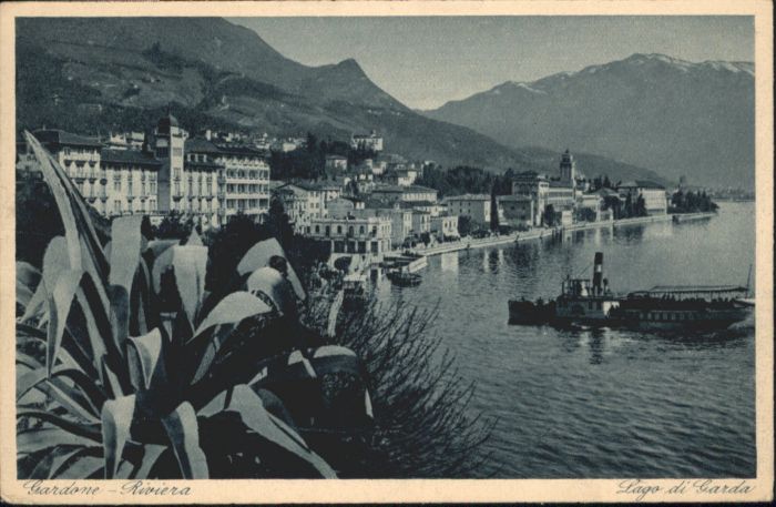 Gardone Garda Gardone Schiff