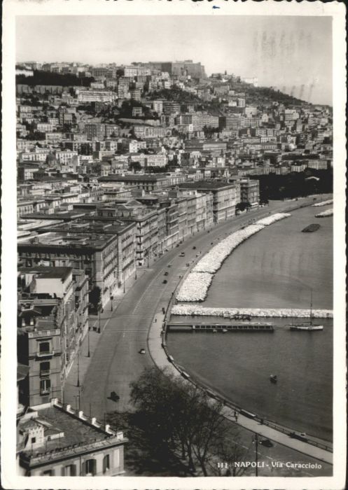 Napoli Neapel Napoli Via Caracciolo