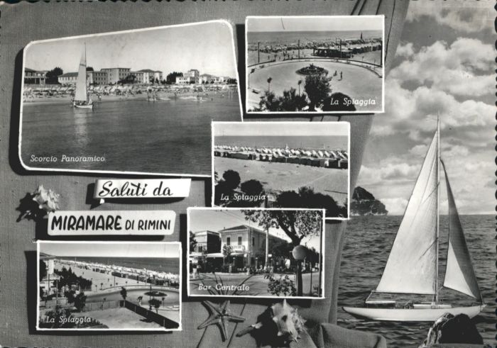 Miramare Rimini Scorcio Panoramico Bar Centrale