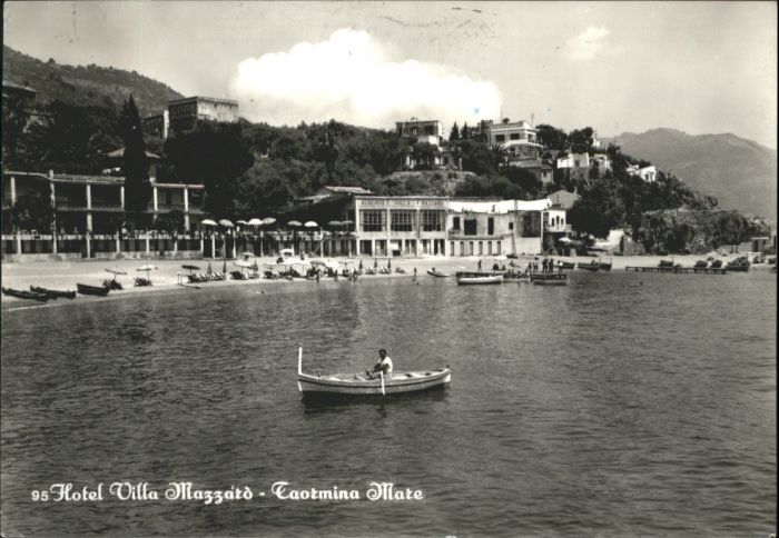 Taormina Sizilien Taormina Hotel Villa Mazzaro Boot